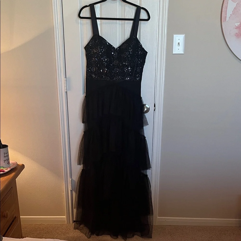 City Studio Sequin Tulle Gown - Picture 2 of 14